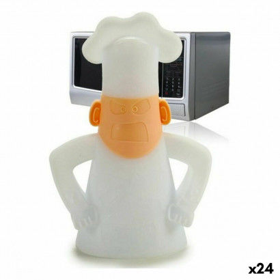 Microwave Cleaner Male Chef White polypropylene (24 Units)