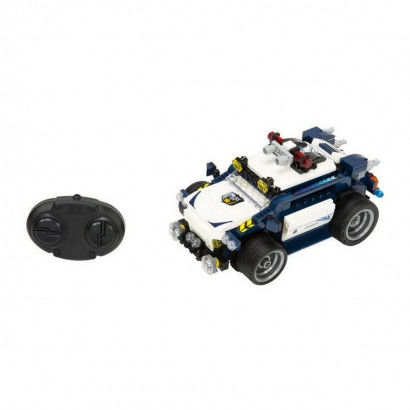 Remote-Controlled Car Wise Block 18,3 x 10,5 x 9,5 cm Police Officer Construction kit 302 Pieces