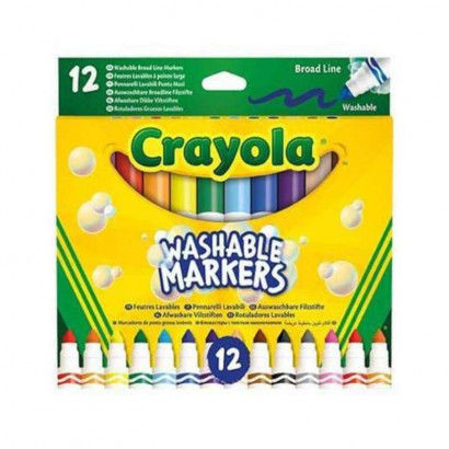 Set di Pennarelli Ultra-Clean Washable Maxi Tip Crayola 58-8340