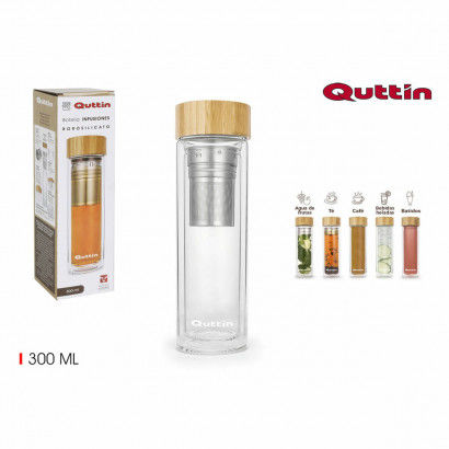 Bottiglia Quttin Vetro Vetro Borosilicato (300 ml)